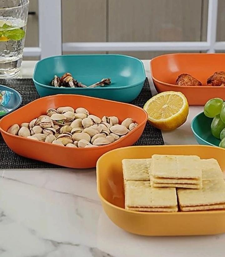 10pcs Creative Snack Plates/ Spit Bone Dish Set